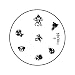 Original MoYou Nail Art Image Stamp Plate Number 08 Manicure Design