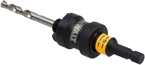 Miniatura 6 de DEWALT Arbor de sierra de orificio de carga rápida, 38 pulgadas (DAH9938PBM)