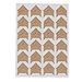 WINOMO 5pcs Kraft papier autocollant Photo protecteur de coin Album Photo autocollant (jaune)