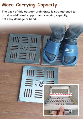 Couvercle de drain extérieur pour préserver votre cour et garage des eaux