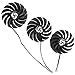InRobert Ventola GPU di ricambio per scheda grafica da gioco MSI-RTX-3070-3080-3090-SUPRIM-X (set completo (3 pezzi)