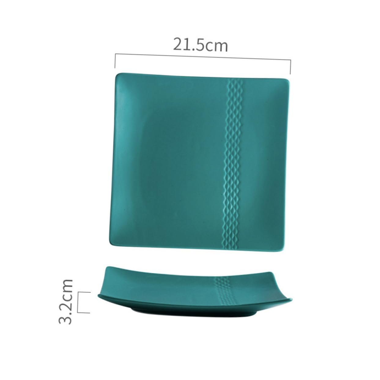 HAKIDZEL Unique Dark Chic Italy Noodles Dish Creative Breakfast Tableware for Home Hotel Suitable for Microwave Oven Freezer Dishwasher