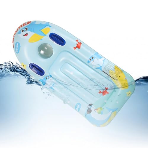 Bodyboard gonflable de surf avec poignées robustes pour flottaison stable