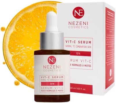 Vitamin C Serum 15% + 10% Niacinamide + Hyaluronic Acid – 7 Activ...
