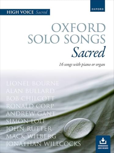 Oxford Solo Songs: Sacred: 16 Songs with Piano or Organ