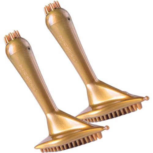 BESPORTBLE Masajeador De Mano Cepillo Corporal: Masajeadores De Mano Cepillo De Masaje Meridiano Cepillo Triangular Masajeador Corporal para Moldear El Cuerpo Maderoterapia Colombiana