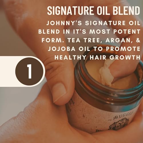 image for Johnny Slicks Oil Based Pomade | Organic Hair Styling for Men, Low to 