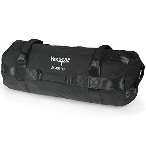 Yes4All Sandbag Weights/Weighted Bags - Sandbags for Fitness, Conditioning, Crossfit with Adjustable Weights