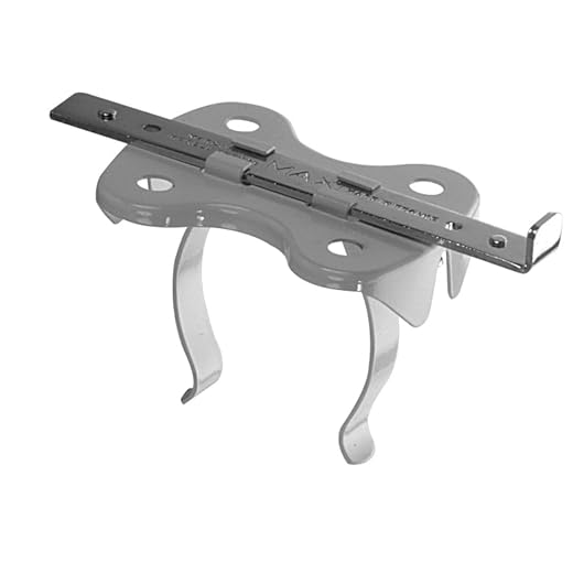 Merveille - Pack de 2 Soportes Maxi GR para Estante Radiador Hierro Fundido 4 a 6 Columnas - Fijación Sin Perforación - para Repisa Radiador de 20 a 25 cm de Ancho