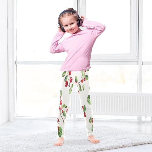 Bolaz Toddler Girls Leggings Printed Yoga Pants Leggings Lingonberry Pattern for Kids4