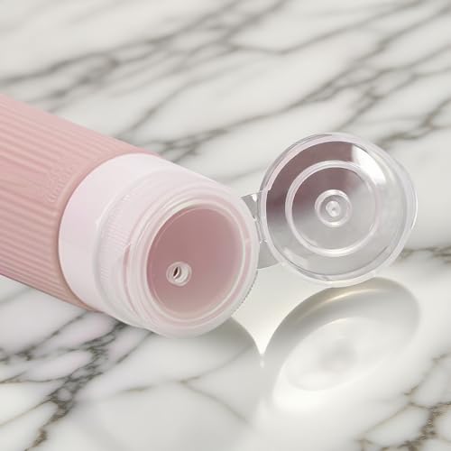 Travel Bottles for Toiletries 4-Pack 90ML, Leak Proof Refillable Travel Size Containers for Shampoo, Lotion, Soap & Cosmetics – for Airplane, Business Trip, Gym, Camping4