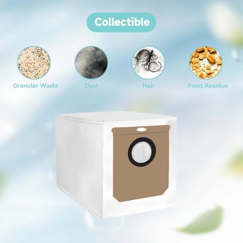 Image of WAIKAS 6 Pack L60 Dust Bags for Eufy L60 /L50 Series Robot Vacuum Cleaner - Large Capacity Replacement Accessories