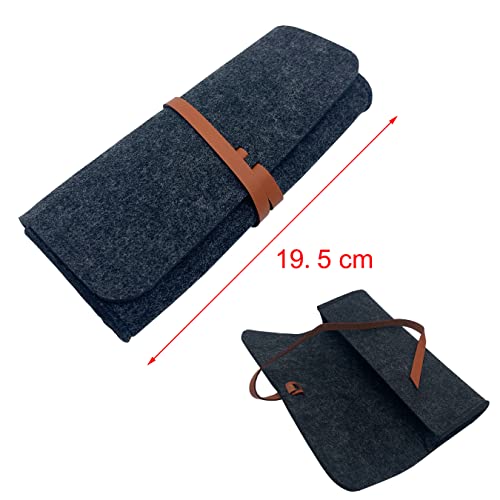 Aufodara 3 astucci in feltro multifunzionali con