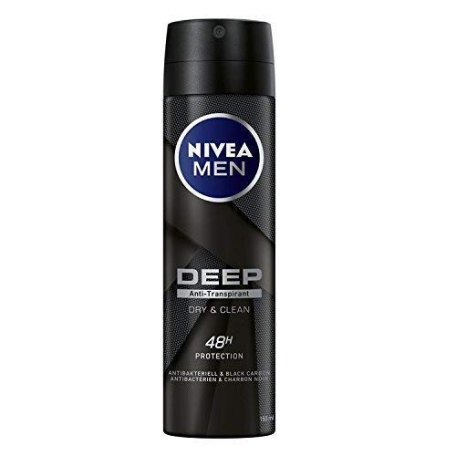 Nivea Männerpflege Deodorant Deep Anti-Transpirant Spray, Dry & Clean, 4er Pack (4 x 150 ml)