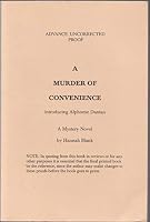 A Murder of Convenience 096527781X Book Cover