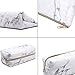 ZHONGZHOU Makeup Bags for Women, Marble Cosmetic Bag Small Display Makeup Cases for Purse Waterproof Travel Cases Organizer, Marble Pattern Cosmetic Pouch, 2 Pack, White