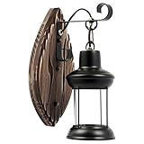 Applique murale de style rétro : cette applique murale est fabriquée en bois et fer de qualité supérieure et dispose d'une surface teintée et laquée. Le corps noir combiné à l'abat-jour en verre dégage un charme rétro européen charmant et en fait non seulement une lampe pratique, mais aussi un bel objet de décoration.