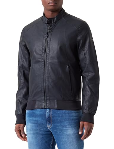 Teddy Smith Blouson Homme B-Ricky Charbon
