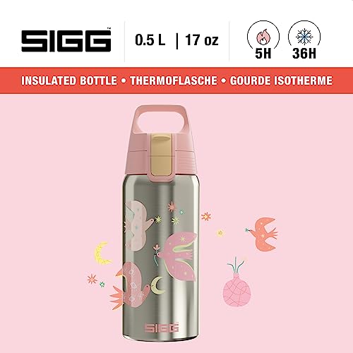 Sigg, Insulated Kids Water Bottle, Shield One Therm, Suitable for Carbonated Beverages, Leakproof, Dishwasher Safe, BPA Free - Image 2