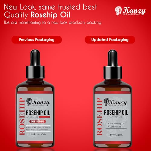 Kanzy Aceite de Rosa Mosqueta 50ml Prensado en Frío sin Refinar Rosa Mosqueta para Cicatrices y Estrías, usado como Hidratante para Cuerpo y Piel - imagen 2