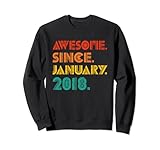 Photo Gallery awesome since january 2018 birthday 2018 men women vintage felpa Photo Gallery awesome since january 2018 birthday 2018 men women vintage felpa