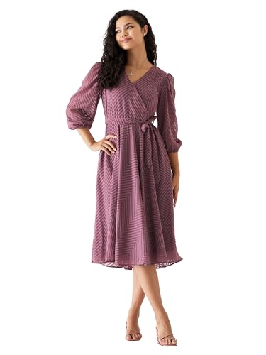 Image of AASK Women Fancy Plain & Solid Designer Dress for Women