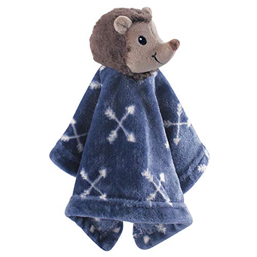 Image of Hudson Baby Unisex Baby Animal Face Security Blanket, Hedgehog, One Size
