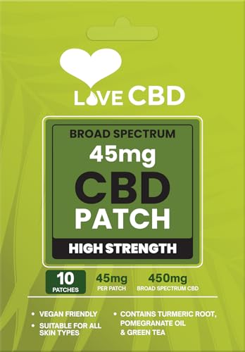 CBD Patches - High Strength - 45mg per Patch - Broad Spectrum - Made in UK