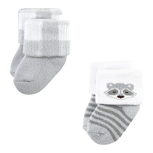 Image of Hudson Baby Baby 8-pack Cotton Rich Newborn and Terry Socks