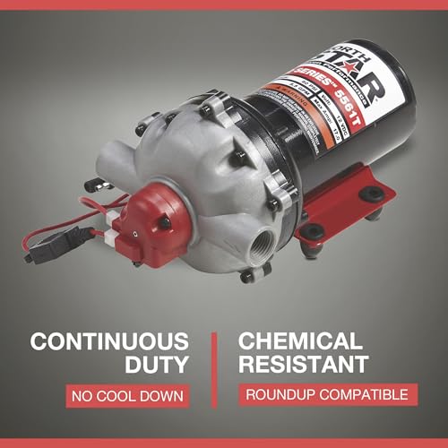 NorthStar NSQ Series 12V On-Demand Sprayer Diaphragm Pump with Quick-Connect Ports - 5.5 GPM