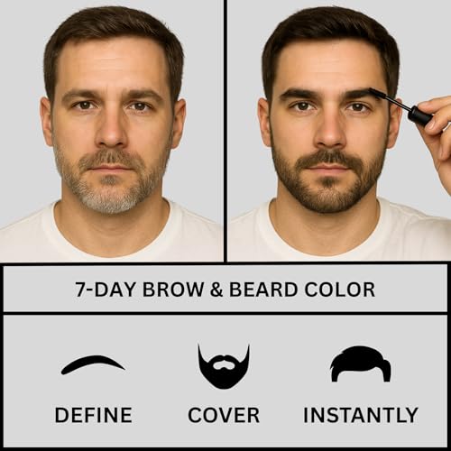 The Men Pen Tinte para cejas y barba negro miniatura 3