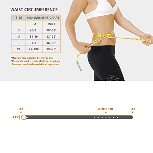 Risantry Black Thin Belts For Women - Silver Thin Waist Belts For Womens Dress, Plus Size Skinny Women Belt For Jeans 2 Pack (Black, Silver, S) #TOP3