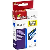 Inkrite CN046AE NG HP 951XL - Cartuchos de tinta para HP OfficeJet Pro 8100 y 8600 (gran rendimiento), color azul
