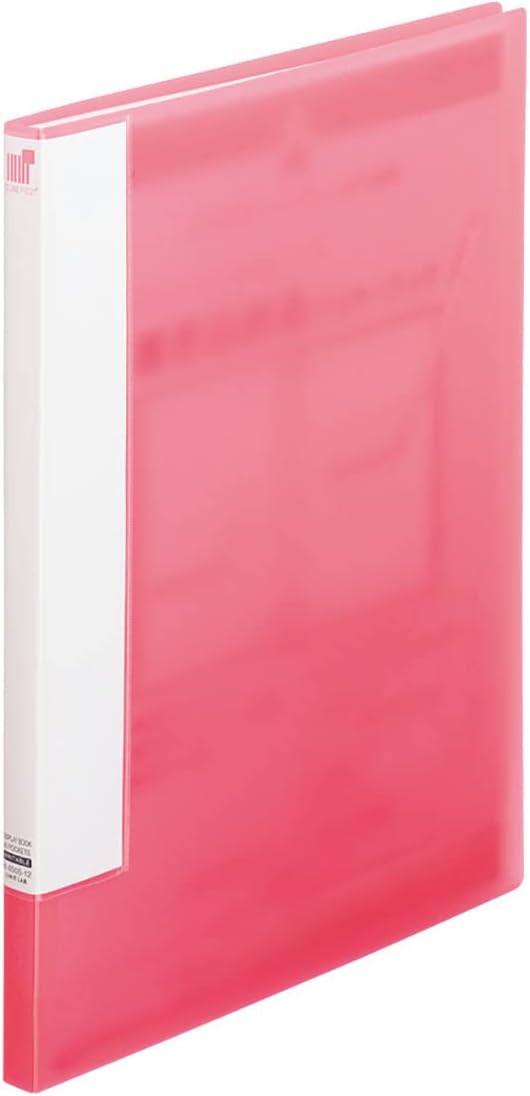 Lihit Lab CUBE FIZZ Writable Clear Book A4 Pink N6005-12