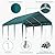 IDEALHOUSE 12'x20' Heavy Duty Carport Canopy - UV Resistant & Waterproof Portable Garage for Cars, Boats, Storage & Outdoor Events (Deep Green)