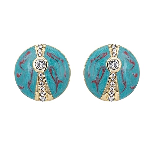 Estele White stone and aqua colour mosaic fancy studs for women (B08D6R2JPR) Amazon Price History, Amazon Price Tracker