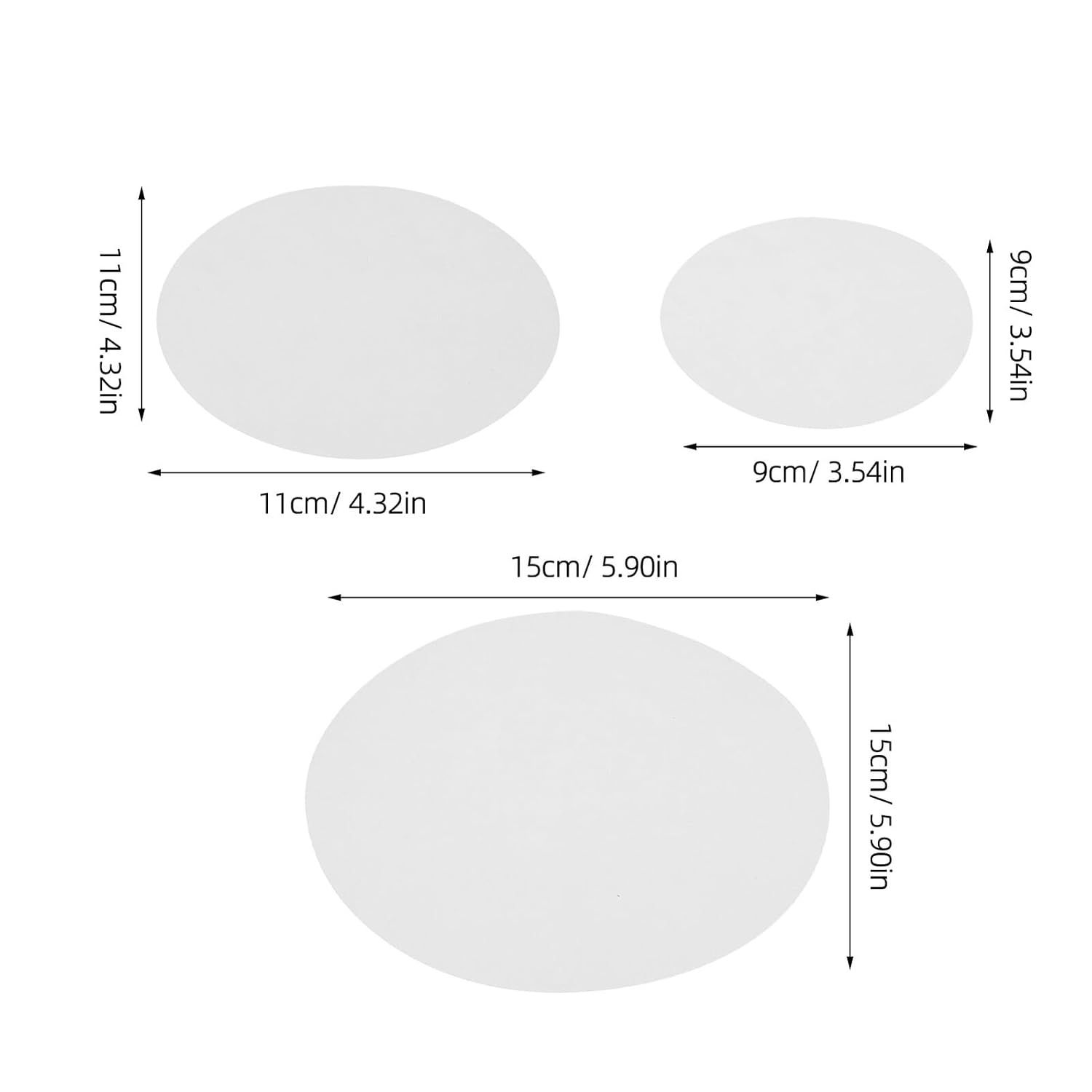 Qualitative Lab Filter Paper for Chemical Analysis 300pcs
