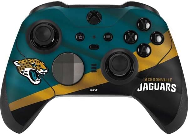 Skinit Decal Gaming Skin Compatible with Xbox Elite Wireless Controller Series 2 - Officially Licensed NFL Jacksonville Jaguars Flag Design