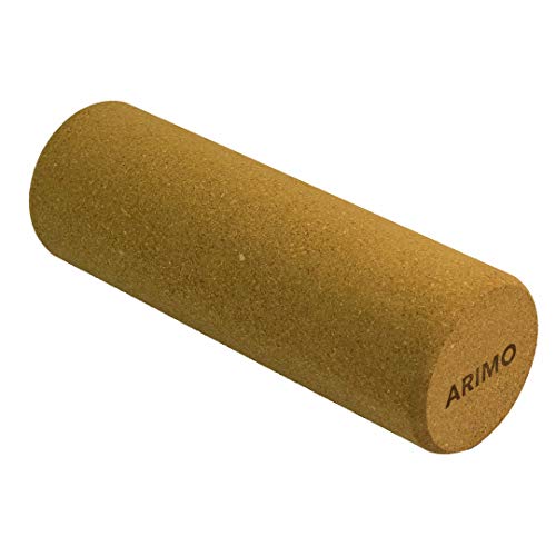 ARIMO Rolo de Massagem de Cortiça Natural Biodegradável Ecológico Alongamento Liberação Miofascial R