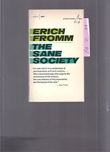 The Sane Society B003P5I6AS Book Cover