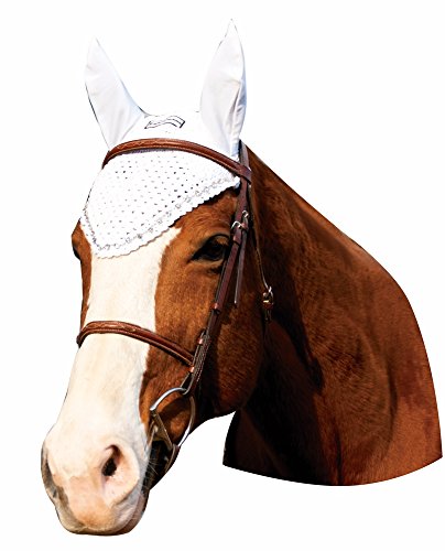 Boné com cristais Equine Couture Fly, Branco, Cob