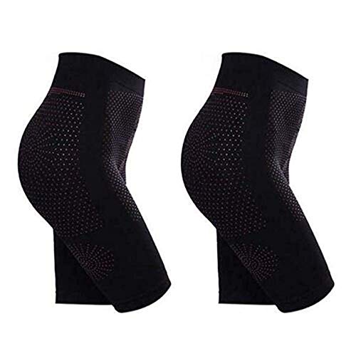 HONG98 Leggins de Sudoracion Adelgazantes Mujer Fitness Leggins Anticeluliticos Push Up Cintura Alta, Mallas Reductoras, Pantalones Compresion Termicos Sauna, Deporte (Negro)