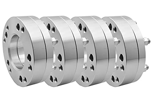 4 Pc 5X135 Mm To 6X135 Mm 5 To 6 Lug Wheel Spacers Adapters Conversion Bolt On 2" Thick 5 Lug Wheels On 6 Lug Trucks Compatible With Ford Trucks. #TOP1