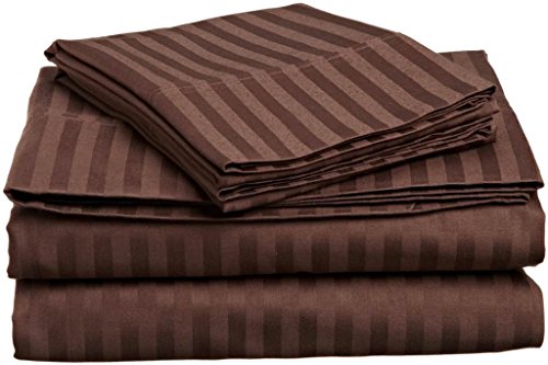 Linen Adda 4 PC Bed Sheet Set 400 TC 100% Egyptian Cotton Super
