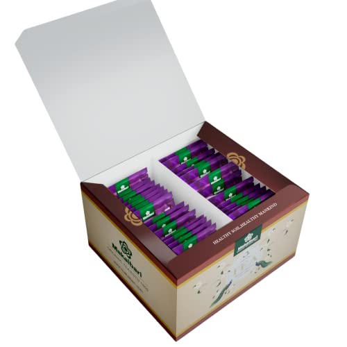 Image of Makaibari Biodegradable Organic Fuso Pyramid Tea Bag Earl Grey | Usda Certified Tea | Anti-Oxidants, Immunity Booster | 100% Organic | 50 Tea Bags, Black Tea, 220 Gram