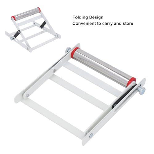 Estrutura de Suporte de Trabalho para Máquina de Corte Design Dobrável Rolo de Ajuste de Altura de 5