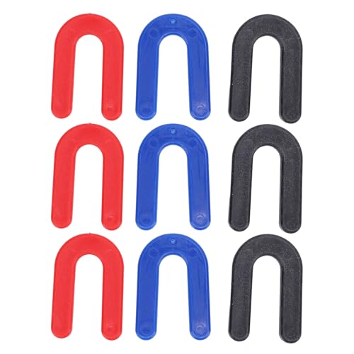 60Pcs Plastic Shims Plastic U Shaped Shims 1/4in 1/8in 1/16in Spacers Practical Leveling Shim Kit for Automotive Car Repair with 3 Vibrant Color Options