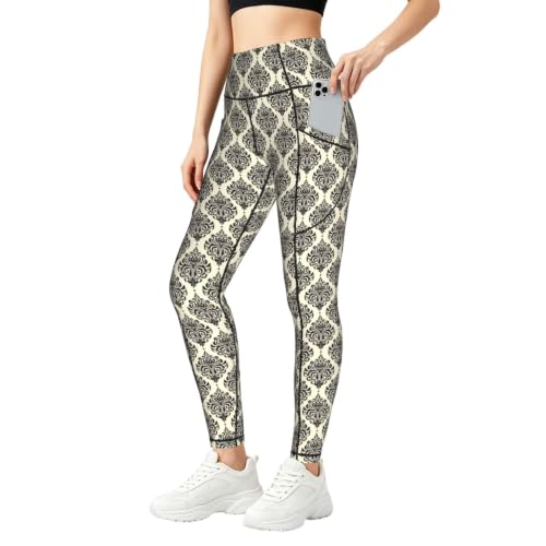 Pantalones de yoga opacos con relieve texturizado leggings fitness deportivos