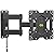 USX MOUNT UL Listed RV TV Mount for Most 17-43inch TV - Lockable Full Motion RV TV Wall Mount for Camper, Trailer, Motorhome - Swivel Tilt Bracket for Truck Boat, 44 lbs Capacity, VESA 200mm