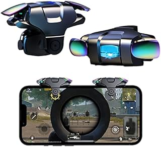 Ozkak PUBG Mobile Controller Game Trigger Rapid-Fire Auto High Frequency Click 5 Levels, Gaming Joystick L1R1 Gamepad Compatible with iPhone Android1 pair